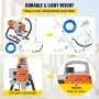 Højtryksløst vægmalingsspray Gun Sprayer 1500W Machine Spraying