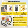Højtryksløst vægmalingsspray Gun Sprayer 1500W Machine Spraying