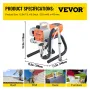 Paint Sprayer, 1500W Airless Paint Sprayer, Hose Paint Gun 3000PSI Paint Sprayers For Home for Ships, Bridges, Towers, Poles and
