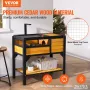 Tortoise Habitat, Wooden Tortoise House Indoor & Outdoor, Tortoise Enclosure with Light Stand, Reptile Enclosure Small Animal Ca