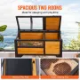 Tortoise Habitat, Wooden Tortoise House Indoor & Outdoor, Tortoise Enclosure with Light Stand, Reptile Enclosure Small Animal Ca