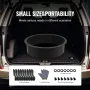 Fire Pit Ring, 45-Inch Outer/39-Inch Inner Diameter, 10inch Height Fire Pit Insert, Heavy Duty Carbon Steel Liner DIY Campfire R