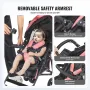 Lightweight Stroller, Compact Easy Fold MultiPosition Recline Canopy Backrest, Carbon Steel Frame, Large Storage Basket, Umbrell