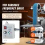 Belt Grinder Sander, 30 x 1-Inch Variable Speed Belt Polisher with VFD, 550W Polishing Grinding Machine with 2 Grinding Moulds &
