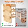 72 Bottle Upgrade Modular Wine Rack, Continuously Store Pinot Bottles, 8-Tier Bamboo Wood Storage Rack, Floor Freestanding Wines