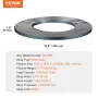 Packaging Steel Strapping Roll, 1640' Length x 3/4" Width x 0.02" Thickness, 1700 lbs Break Strength, Heavy Duty Banding Pallet 