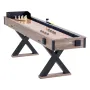 9 ft LED shuffleboard Tabel 2 i 1 shuffleboard og bowling combo