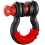 2 Pack 19 mm D Ring Shackle with 22.2 mm Screw Pin 28.5 Ton Break Strength