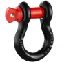 4 Pack 1/2 "D Ring Shackle med 5/8" Skruestift 17637 lbs Break