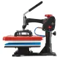 Heat Press 30.5x38.1 cm 10 In 1 Heat Press 1000W Heat Press Machine with 360° Rotation Swing Away Red Heat Press T-Shirt Sublima