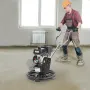 Power Trowel, 24” Walk-Behind Cement Trowel with Float Pan, 6HP Gas-Powered Smooth Concrete Surface Finisher, Heavy Duty Commerc