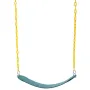 2-Pack Swing Seats, with 66 Inch Coated Chains and Snap Hooks, Support 300 lbs Swings Replacement for Outdoor Swing Set, Swing S
