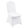 sal 150pcs Chair Covers White Spandex Stretch Folding Wedding Flat Front