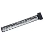 88 Keys Roll Up Keyboard Piano, 128 Rhythms, 128 Tones Portable Electric Digital Hand Roll Piano with Rechargeable Battery 2W Sp