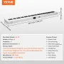 88 Key Folding Keyboard Piano, Bluetooth & MIDI, Portable Electronic Digital Foldable Piano with Sustain Pedal Bag Touch Sensiti