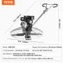 Power Trowel, 46” Walk-Behind Cement Trowel with Float Pan, 14HP Gas-Powered Smooth Concrete Surface Finisher, Heavy Duty Commer