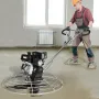 Power Trowel, 46” Walk-Behind Cement Trowel with Float Pan, 14HP Gas-Powered Smooth Concrete Surface Finisher, Heavy Duty Commer