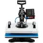 Heat Press 12x15 tommer 10 i 1 varmepresse 1000W