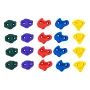 Ninja Tree Climbing Kit, 20 Tree Climbing Holds and 6 Ratchet Straps, Large Climbing Rocks for Kids and Adults Climber, Various 