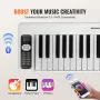 61 Nøglefoldningstastatur klaver bærbar sammenfoldelig klaver