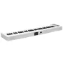 61 Key Folding Keyboard Piano, Bluetooth & MIDI, Portable Electronic Digital Foldable Piano with Sustain Pedal Touch Sensitive L