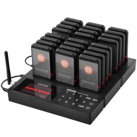 Restaurant Wireless Pager System 24 Call Coasters Guest Queuing Calling