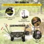 Collapsible Wagon Cart Camouflage, Foldable Wagon Cart Removable Canopy 600D Oxford Cloth, Collapsible Wagon Oversized Wheels, P