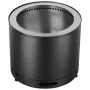 Smokeless Fire Pit Stove Bonfire, H: 12.6 in x Dia: 15 in ,Wood Burning Fireplaces with Removable Ash Pan, SUS430 Stainless Stee