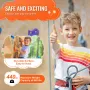 72 Rock Climbing Holds, Multi-Size and Multi-Colored Climbing Rocks for Kids and Adults, Rock Wall Holds with Mounting Hardware,