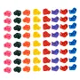 72 Rock Climbing Holds, Multi-Size and Multi-Colored Climbing Rocks for Kids and Adults, Rock Wall Holds with Mounting Hardware,