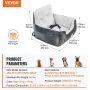 Dog Booster Car Seat Pet Car Seat for Small Dog up to 9.1 kg Dark Gray