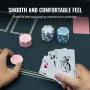 Poker Table Top, 70 x 35 Inch Poker Mat for Table, 6-8 Players Foldable Poker Table Top with Carrying Bag, Waterproof Folding Po