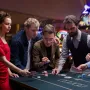Poker Table Top, 70 x 35 Inch Poker Mat for Table, 6-8 Players Foldable Poker Table Top with Carrying Bag, Waterproof Folding Po