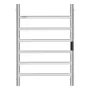 6 Bars Towel Warmer Rack, Wall Mounted Heated Towel Rack for Bathroom, IPX5 Waterpoof Towel Heater Rack with Timer & LED Display
