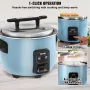 Kommerciel ris komfur 50-cup non-stick pot 10L 24 timer Hold