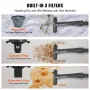 Wet/Dry Shop Vacuum, 10L 2 Peak HP, Efficient Suction & Blower w/ Nozzle,Casters, Portable Shop Vacuum with Attachments, Lightwe