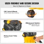 Wet/Dry Shop Vacuum, 10L 2 Peak HP, Efficient Suction & Blower w/ Nozzle,Casters, Portable Shop Vacuum with Attachments, Lightwe