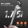 Pipe Wrench, 18" Aluminum Straight Pipe Wrench, Automatic Jaw Adjustment, Adjustable Plumbing Wrench, Easy to Carry, Ergonomic H