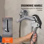 Pipe Wrench, 18" Aluminum Straight Pipe Wrench, Automatic Jaw Adjustment, Adjustable Plumbing Wrench, Easy to Carry, Ergonomic H