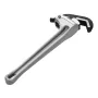 Pipe Wrench, 18" Aluminum Straight Pipe Wrench, Automatic Jaw Adjustment, Adjustable Plumbing Wrench, Easy to Carry, Ergonomic H