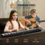 88 Key Folding Keyboard Piano, Bluetooth & MIDI, Portable Electronic Digital Foldable Piano with Sustain Pedal Bag Touch Sensiti