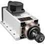 Air Cooled Spindle Motor 2.2KW CNC Spindle Motor 220V Square Air Cooled Spindle Motor ER20 Collet 24000 RPM CNC Spindle 6A Spind
