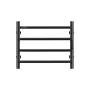4 Bars Towel Warmer Rack, Wall Mounted Heated Towel Rack for Bathroom, IPX5 Waterpoof Towel Heater Rack with Timer & LED Display