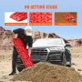 10 TON Traction Boards with PP Material, Recovery Boards for Off-road Vehicles/Cars/Pickups/SUVs/RVs, Pair Tire Traction Mats on