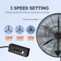 24 "Oscillerende væg Mist Fan Metal 3 Speed ​​115W