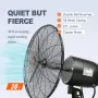 24 "Oscillerende væg Mist Fan Metal 3 Speed ​​115W