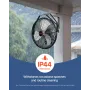 Wall Fan, 57cm Waterproof Wall Fan, 3 Speeds, 4150 CFM, Commercial Residential Fan for Cooling Warehouse, Greenhouse, Workshop, 