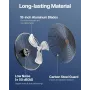 Industriel vægventilator Metal 44,6 cm ventilator 3 hastigheder
