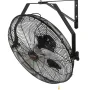 Industriel vægventilator Metal 44,6 cm ventilator 3 hastigheder