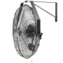 Industriel vægventilator Metal 44,6 cm ventilator 3 hastigheder